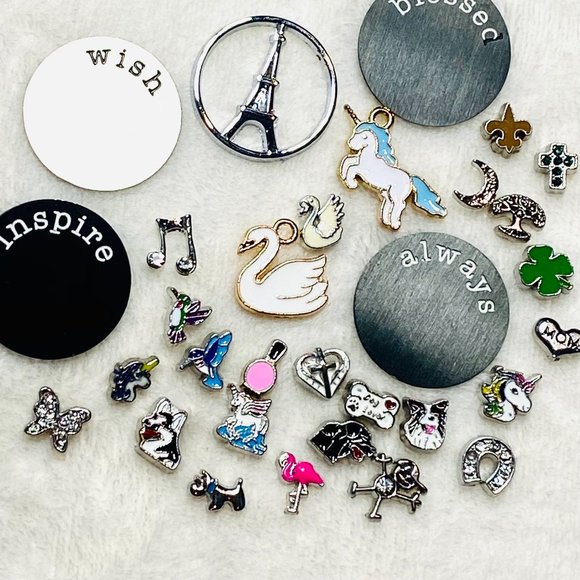 Custom Floating Locket Pendant with Chain - Picture 10 of 14